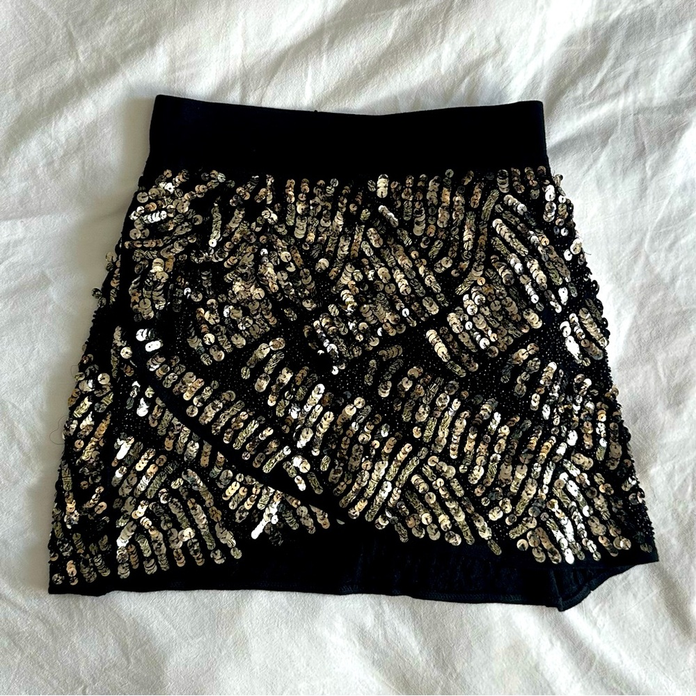 ZARA Sequined Miniskirt - Women’s Small